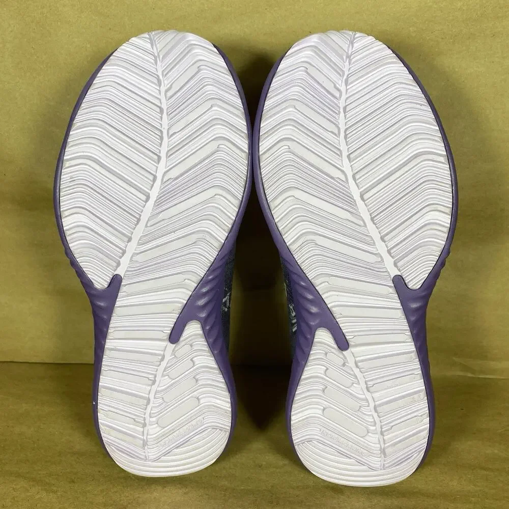 Adidas FortaRun X Tech Shoes GIRLS 3.5 Running Purple Grey White Lavender EF9708